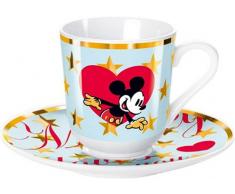 United Labels 0106851 - Taza y Plato de café, diseño Mickey Mouse