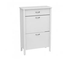 Suarez Zapatero, Madera, Blanco, 29.3x65x100 cm