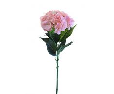 ColoryVertical Set de Flores Hortensia, Tela, Rosa, 18x18x70 cm, 2 Unidades