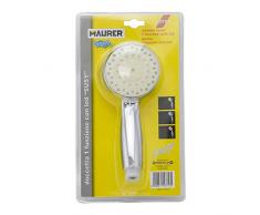 MAURER 4020640 Maneral Ducha Led Indicador Temperatura à 11 cm, Multicolor