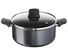 Tefal Elegance Titanium Alrededor Sartén Multiuso - Cacerola (Alrededor, Sartén Multiuso, Negro, Titanio, 175 °C, Aluminio)