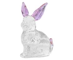 Estatua de conejo de Pascua, escultura de cristal de conejo chino 2023, decoraciÃ³n de festival de primavera, decoraciÃ³n de cristal del zodiaco chino, adornos de conejo de Pascua, decoraciÃ³n de mesa