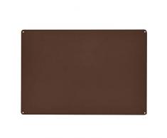 KalaMitica Pizarra Magnética de Acero para Pared, Color Corten, 56x38x0,12 cm
