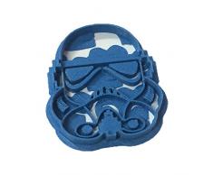 Cuticuter Star Wars Stormtrooper Cortador de Galletas, Azul, 8x7x1.5 cm