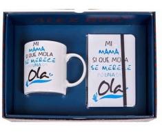DRW - Pack Regalo Taza y libreta Mi mamá si Que Mola