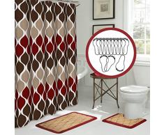 BaÃ±o Fusion Clarisse 15Â Unidades baÃ±o Ducha Set, Espresso