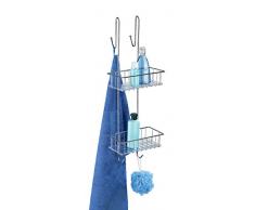 Wenko 22213100 Aldo - Estantería de 3 Niveles, Acero Inoxidable, Color Plata 20 x 24,5 x 70 cm