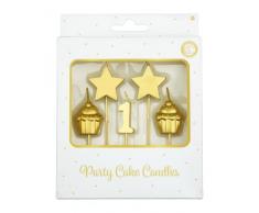 Velas para tartas de cumpleaÃ±os, 1 aÃ±o