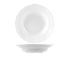 H&H 6636729 - Plato para pasta, Stoneware, blanco, 29,5 cm