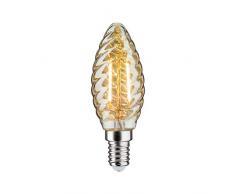 Paulmann 28708 lÃ¡mpara LED filamento Vela 2,6Â vatios Bombilla Oro 2500 K Dorado E14, 2.6 W