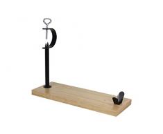 Cofan Serrano Soporte Jamonero Tubo, Acero, Gris, 5 x 18 cm