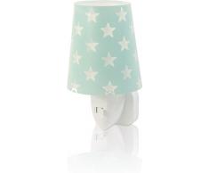 Dalber Stars Luz nocturna quitamiedos infantil enchufe led verde