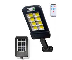MAGIC SELECT Farola Solar 160LEDs con Sensor de Movimiento PIR. Lámpara Solar LED para Exteriores. Foco de Luz Impermeable IP65 para JardÃn, Patio, Camino, Garaje.