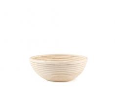 Cesta de levadura de pan redondo 20 x 8 cm