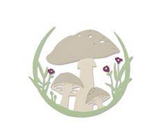 Sizzix Troquel Sizzix Thinlits - Guirnalda de Hongos