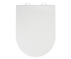 Wenko Calla Fix-Clip Asiento de Inodoro, Thermoplast, Blanco, 47x35.5x3 cm