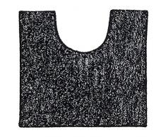 Sealskin Alfombra de BaÃ±o Contorno Inodoro Speckles, 45 x 50 x 1 cm, AlgodÃ³n, Negro