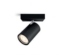 Philips myLiving Foco 5059130PN - Lampara Foco, 220 V - 240 V, 50-60 Hz, metal, negro