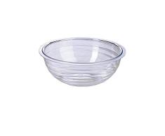 Denox 1 Ensaladera 28 cm, Ideal ensaladas o Expositor, Color Transparente