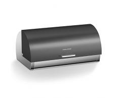 Morphy Richards Panera con Tapa Superior abatible 46240 Accents, Acero Inoxidable, Gris, 25 x 38.5 x 19 cm