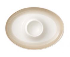 Villeroy & Boch Colourful Life Natural Cotton Huevera, 5x5x7 cm, Porcelana Premium, Beige