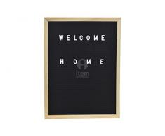 DRW - Pizarra memo con 149 Letras PVC 30X2,5X40 cm