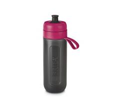 BRITA Active Filtro tecnologÃ­a MicroDisc, Sabor para Disfrutar en Cualquier Lugar, Botella de Agua sin BPA, Rosa, 7.6 x 8 x 25.5 cm