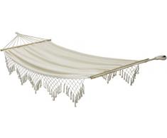 Cao Hamaca Flecos Adulto Unisex, Blanco, 200 x 150 cm