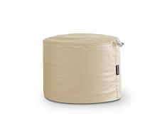 HAPPERS Puff Taburete Polipiel Indoor Crudo
