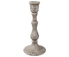 Clayre & Eef 6PR2197 - Candelabro (15 x 32 cm)