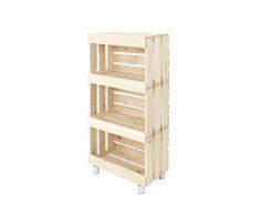 Decowood DCW02 Frutero, Madera, Beige, 49x98.2x26.5 cm