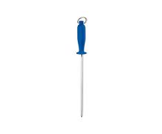 Giesser since 1776 - Made in Germany - Chaira Afilador manual de cuchillos de acero Basic Steel blue, redondo, 25 cm, tiro normal, medio fino, 9924 25 b