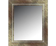 Lienzos Levante Espejo Decorativo Baño/Recibidor, Madera, Plata Verdosa, 97 x 76 cm