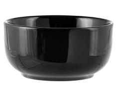 H&H 85902 Olla para Fondue, cerámica, Negro