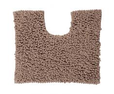 Sealskin Alfombra BaÃ±o Contorno Inodoro Twist, 45 x 50 x 3 cm, PoliÃ©ster, MarrÃ³n