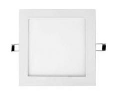 Silver Electronics LED Downlight Plano 4000K, 12 W, Blanco, 17.5 x 17.5 x 2.5 cm