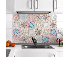 Azulejos Adhesivos de imitación para Pegar en la Pared, 15 x 15 cm, 24 Piezas