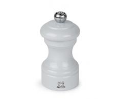PEUGEOT - Molinillo de pimienta Bistro de 10 cm - Ajuste clÃ¡sico de molienda - De madera con sello PEFC - Fabricado en Francia - lacado en gris perla
