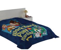 Export Trading Disney - Edredon con relleno con diseño Paw Patrol, 240 x 180 cm