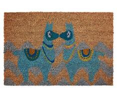 Premier Housewares - Felpudo (Fibra de Coco, PVC, 60 x 40 x 2 cm), Color Beige