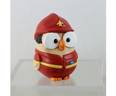 Studio Egan ml18fa/2Vf Figura del Fuego Brigada, Modelo GOOFI, cerámica, mutlicolore, 8 x 8 x 10 cm