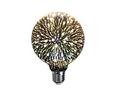Bombilla Decorativa Led Filamento Globo G125 Efecto Fuegos Artificiales 3D E27 4W 320Âº