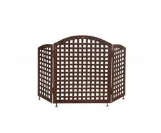 Biscottini Protector de chispas para Chimenea de leÃ±a 120x4x76 cm | Protector de chispas Chimenea de leÃ±a de Hierro Forjado | ProtecciÃ³n contra Salpicaduras Chimenea