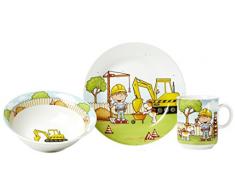 Ritzenhoff & Breker 049.626 Juego de vajilla Porcelana Color Menta 3 Pieza(s) - Juegos de vajillas (1 Personas(s), Porcelana, Color Menta, Alrededor, 3 Pieza(s))