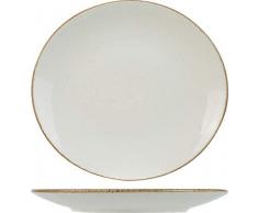Cosy & Trendy Plato de postre granito marfil, D22 cm, juego de 6