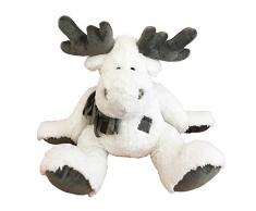 Enesco Peluches 770915 - Reno beige con bufanda gris