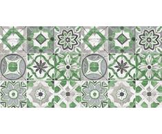 Vilber Gran Chef Kollar Alfombra, Vinilo, Verde, 50x140x0.2cm