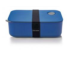 YOKO DESIGN 1387 Fiambrera hermética plástico Azul 19 x 6,5 x 12 cm