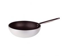Ollas Agnelli alsa2111ws28Â Linea Aluminio 5Â mm Platinum Wok con Fondo Svasato, 28Â cm