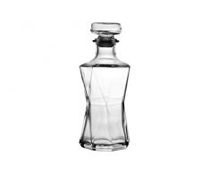 Bormioli Rocco – Cassiopea, decantador de licores de cristal transparente, 10 x 10 x 25